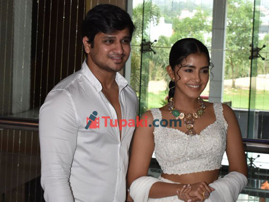 Nikhil And Anupama At Kartikeya 2 Promotions